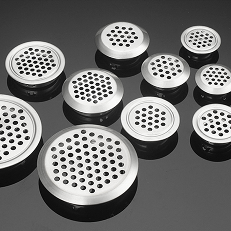 10pcs/lot Wardrobe Cabinet Mesh Hole Air Vent Louver Ventilation Cover Stainless Steel Cutting hole Dia.19mm/25mm/29mm/35mm/53mm