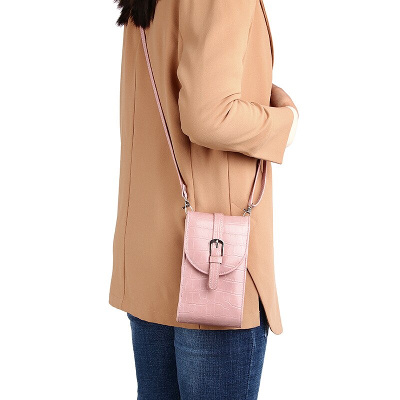 Vrouwen Schoudertas Pu Leather Crossbody Telefoon Tas Portemonnee Kaart Handtassen Messenger Draagbare Kleine Vierkante Tas Voor Meisjes Vrouwelijke