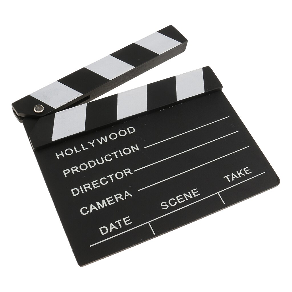 Funny Directors Hollywood Film Movies Party Decoration Clapper Board