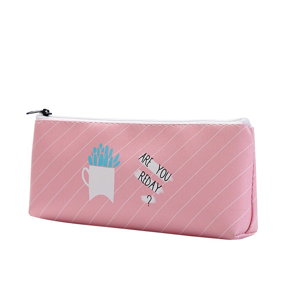 Snelle Levering Leuke Cartoon Leren Briefpapier Creatieve Cactus Etui Duurzaam En Praktische Product