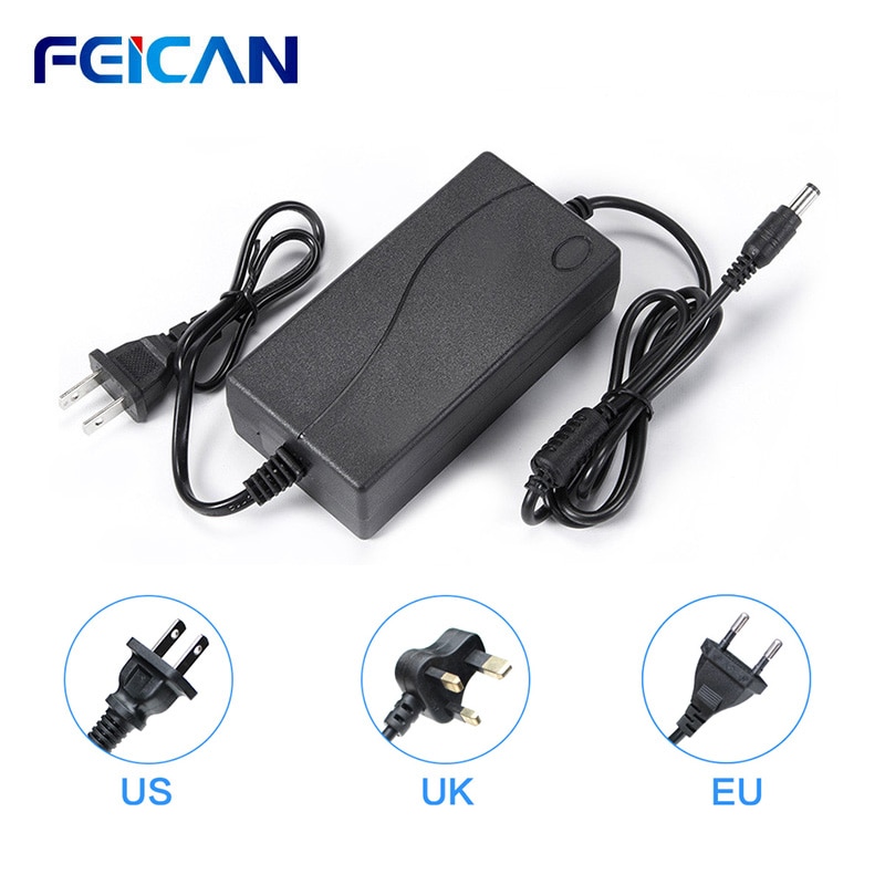 12V 5A 6A Power Supply AC 100V-240V Power Adapter EU US UK Plug 5.5mm x 2.1mm for LED Strip Light CCTV IP Camera
