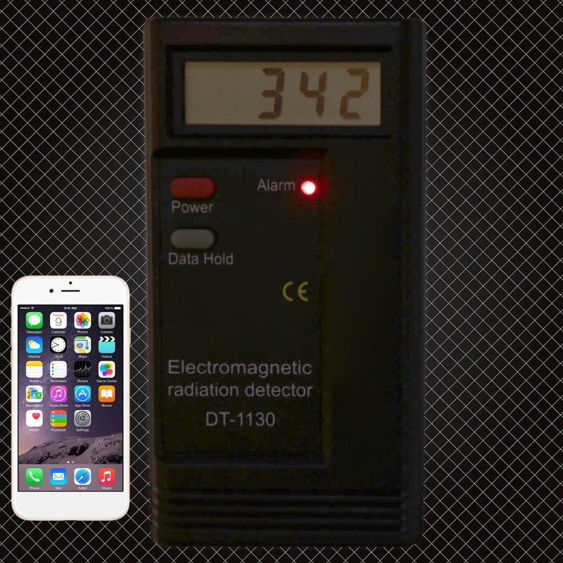 Elektromagnetisk strålingsdetektor lcd digital emf meter dosimeter tester  dt1130 - v