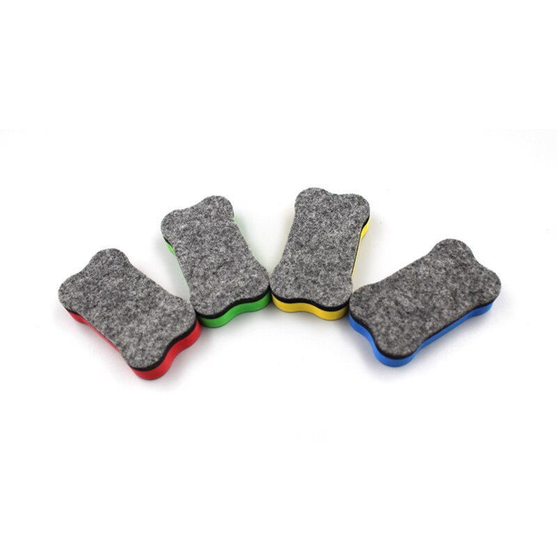 1 Pièces Mini Os EVA Éponge Magnétique Tableau Blanc Gomme Effaçable à Sec Marqueur Nettoyeur Craie Tableau Noir Essuyer École Bureau Fournisseur