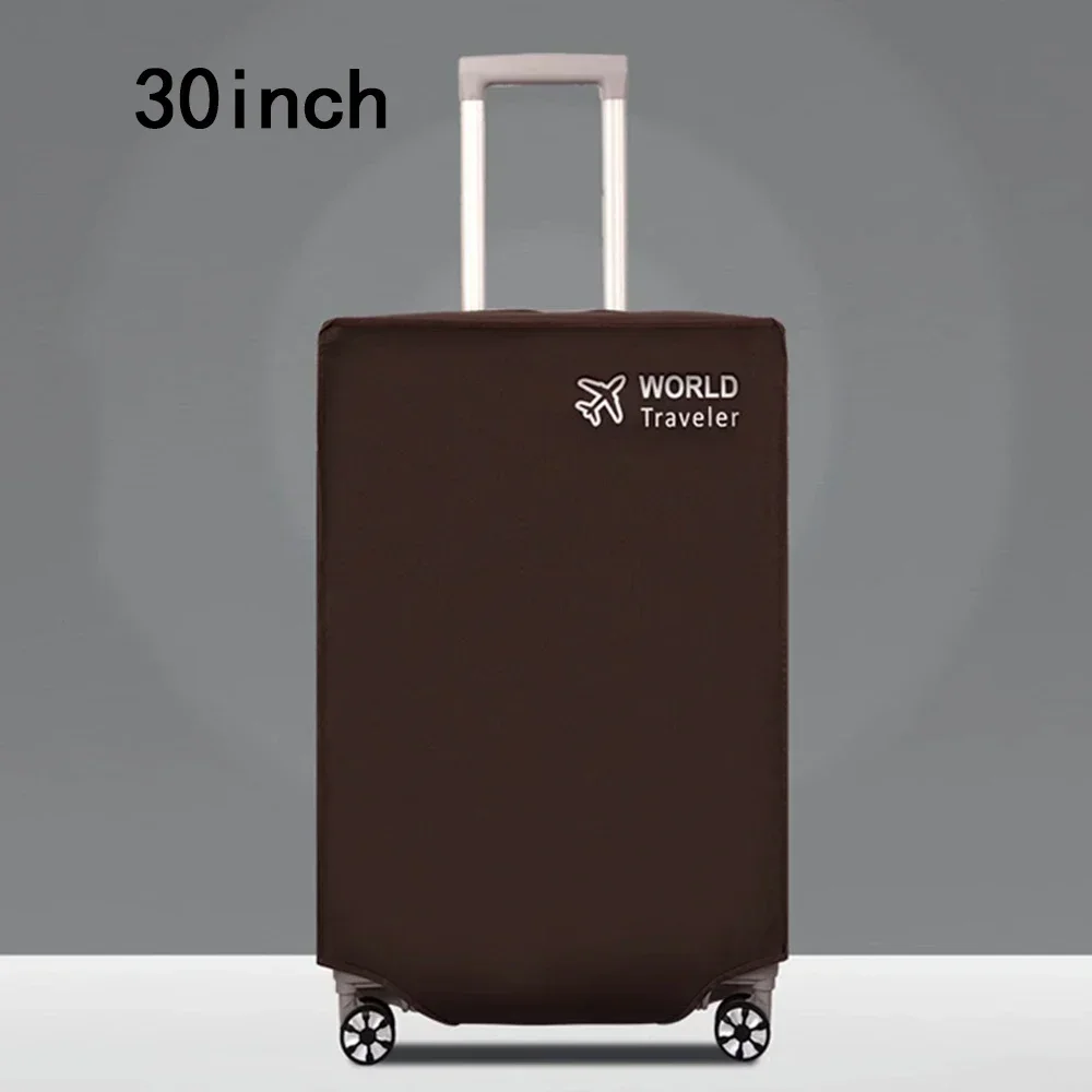 Luggage Cover SuitCase Covers Dustproof Trolley Wear-resistant Anti-scratch Luggage Protector Cover 20-30Inch Non-woven Fabric: Dark Khaki