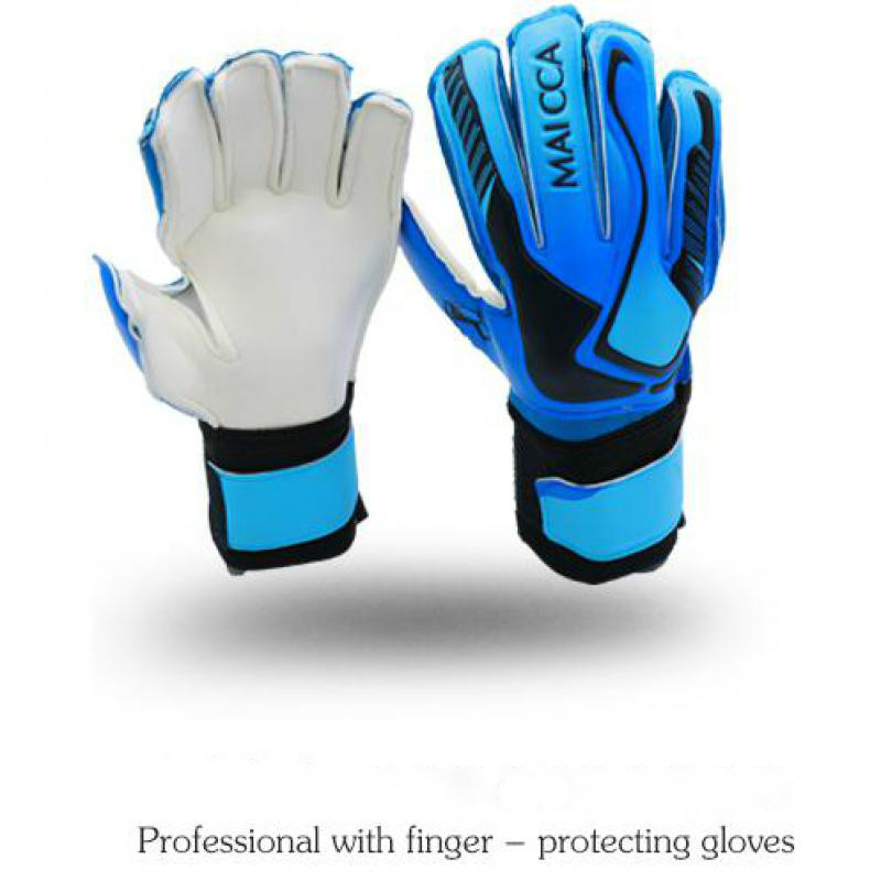 Newest Kids Football Gloves Latex Goalkeeper Gloves Soccer Goal Keeper Kit Goalie Training Gloves With Fingersaves Protection