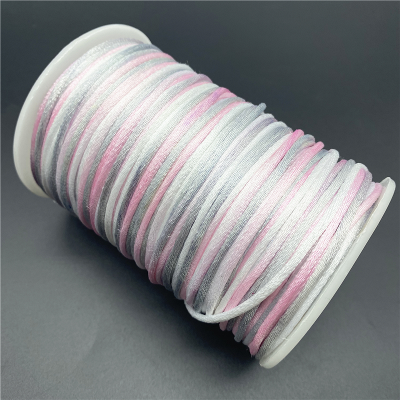 5yards 2,5mm Bunte Schnur Seil Gewinde Chinesischen Knoten Macrame Schnur Armband Geflochtene String DIY Quasten Perlen Für Shamballa: 12