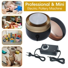 Mini Electric Pottery Wheel Ceramic Machine Pottery Wheel Machine Ceramic Shaping Tool Work Clay Art Craft Diy Machine