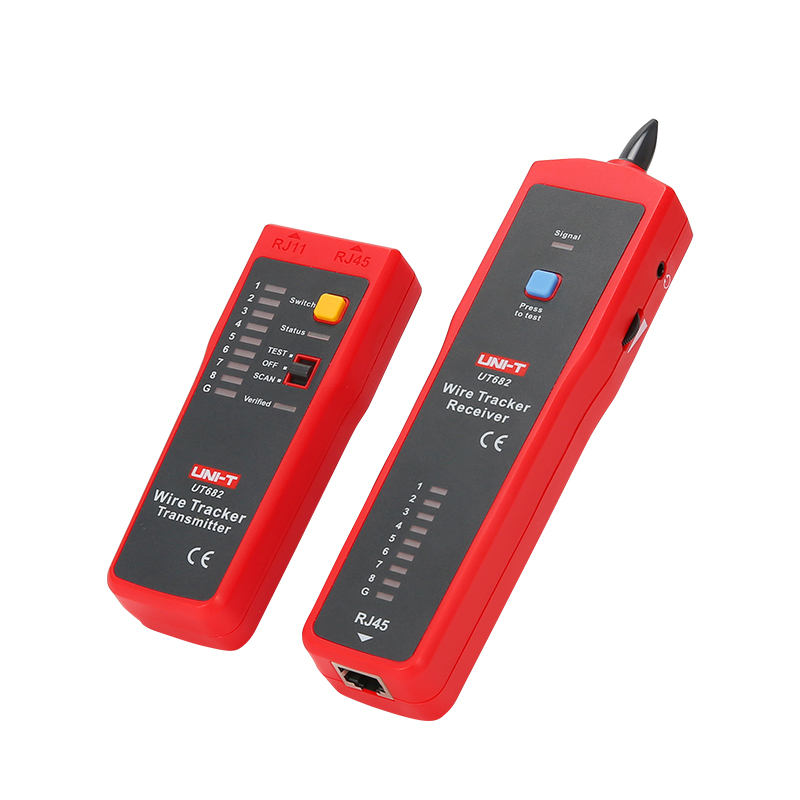 UNI-T Wire Tracker Tester UT682 UT682D RJ11 RJ45 Wire Line Finder Handheld Cable Testing Tool calibration cable tester