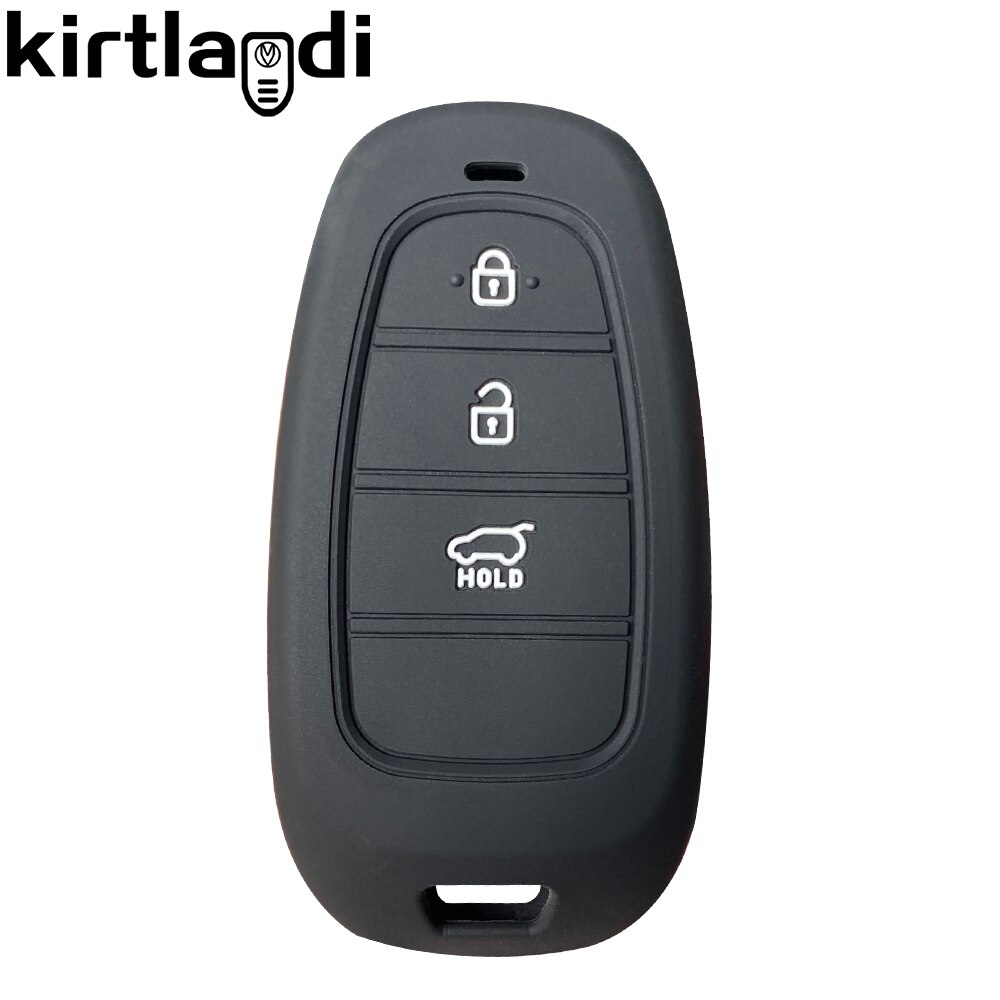 Silicone Car Key Cover Shell Wallet For Hyundai Sonata Tucson NX4 Santa Fe Case Key Fobs Remote Holder Keychain 2022