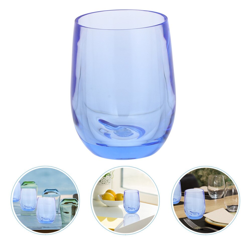 1pc Water Cup Acrylic Transparent Tea Cup Drinking Cup Water Cup Juice Cup for Home Restaurant Bar