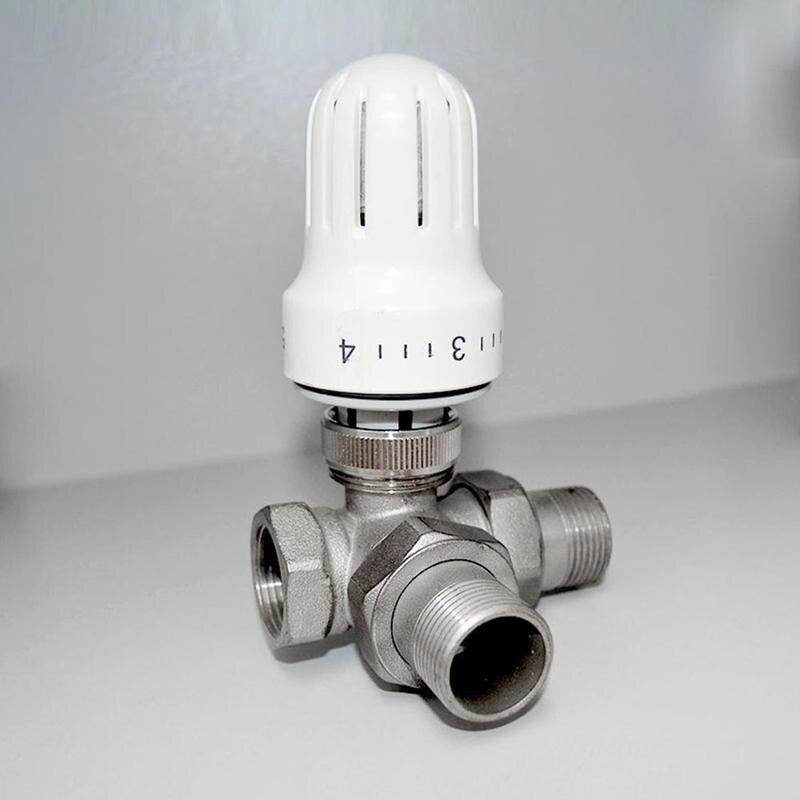 1pc Thermostatic Radiator Valve Pneumatic Temperature Control Valves Remote Controller Radiator Head For Heating System
