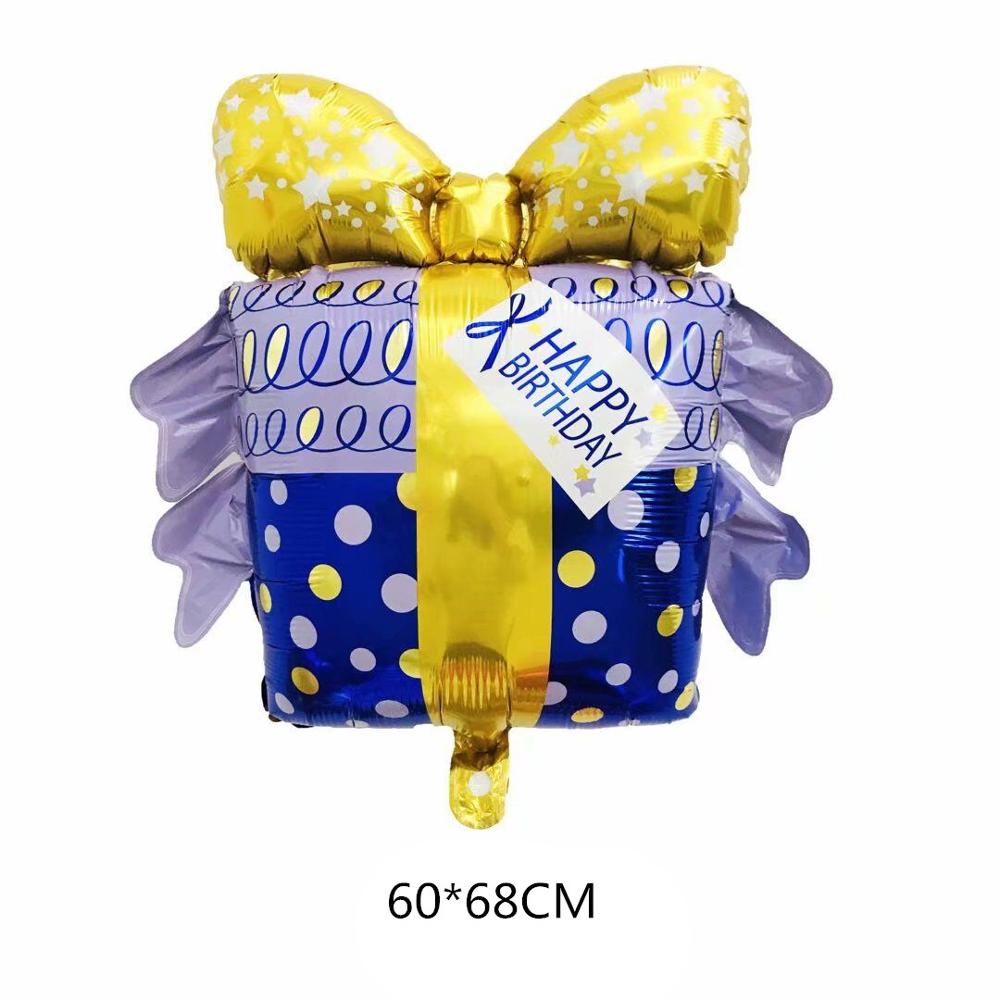 1pc färgglada unicorn tårta aluminium film ballong regnbåge tofs moln aluminium folie ballonger cirkus clown födelsedagsfest ballong
