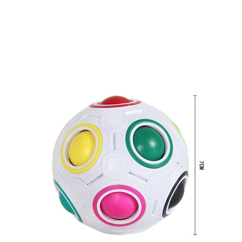 Antistress Cube Rainbow Bal Puzzels Voetbal Magische Kubus Educatief Speelgoed Voor Kinderen Adult Kids Stress Reliever Speelgoed