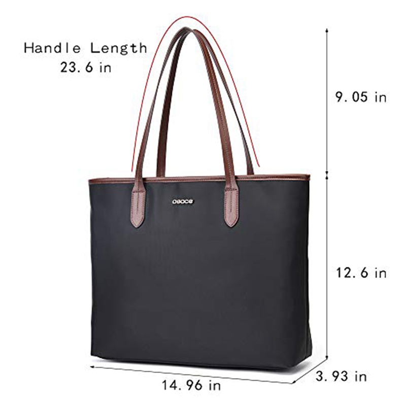 OSOCE Handbags Up to 15.6 Inch Laptop for Women Office Bags Briefcase,Laptop Tote for Women,Lightweight,Waterproof