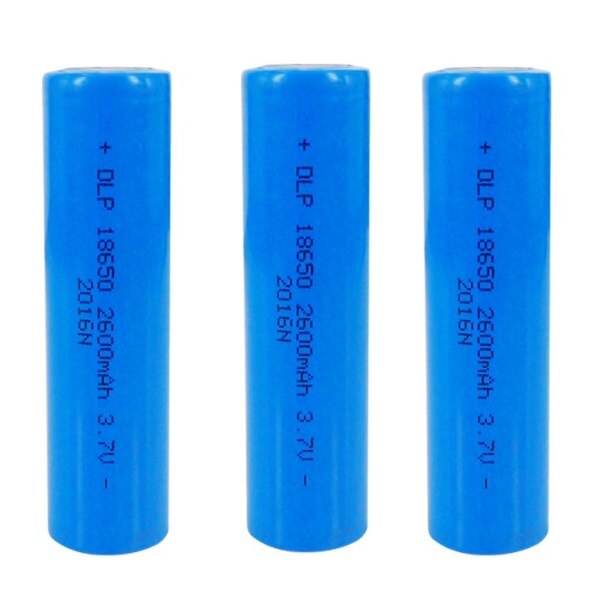 Antirr Original 18650 2600 mAh batterie rechargeable 18650 Li ion 3.7 v ICR batterie Rechargeable pour batterie samsung 18650: 3pcs