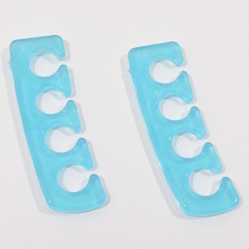 2 sztuk/partia palec u nogi separatory elastyczne miękkiego silikonu palec/palec u nogi przekładki 1 para paznokci polski Pedicure narzędzia miękkie palec u nogi separator 5 kolory: 3