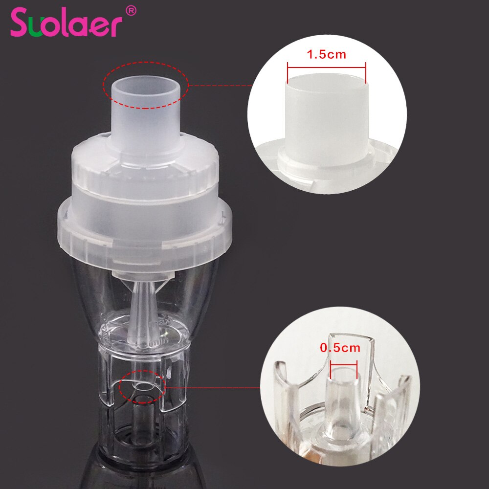 1Pc 6Ml Geneeskunde Verstoven Gezondheidszorg Inhaleren Vernevelaar Nebulizader Kinderen Volwassen Oplaadbare Automizer Tank Cup Spuit Gezondheid