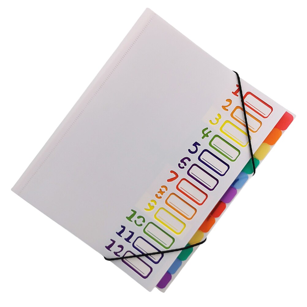 Multi-use File Folder A4 Document Folder Receipt Organizer Binding Filer Holder