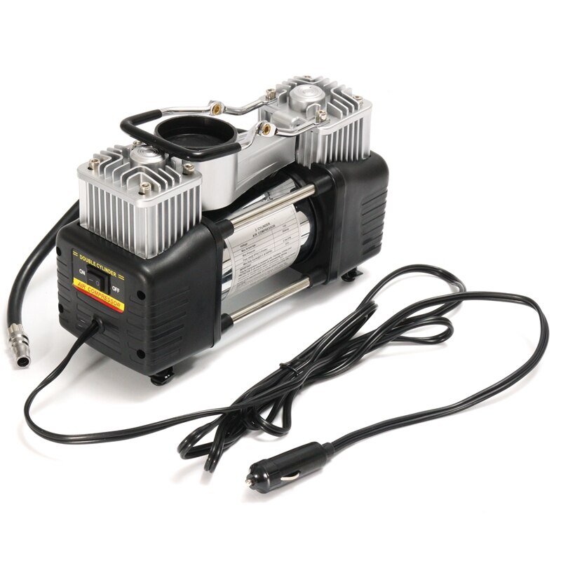 150 psi 60l 12v luftkompressor 150 psi 4wd bildekk inflator pumpe bærbart sett trykkpumpe dobbel sylinder trykkpumpe verktøysett
