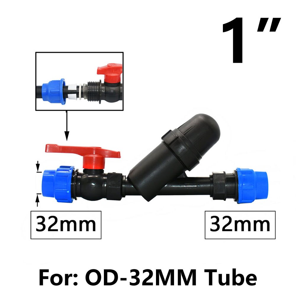 3/4" 1" 1.25",1.5",2" 120 Mesh Screen Filter Garden Drip Irrigation System Filter Mesh Agriculture Greenhouse Sprayer Watering
