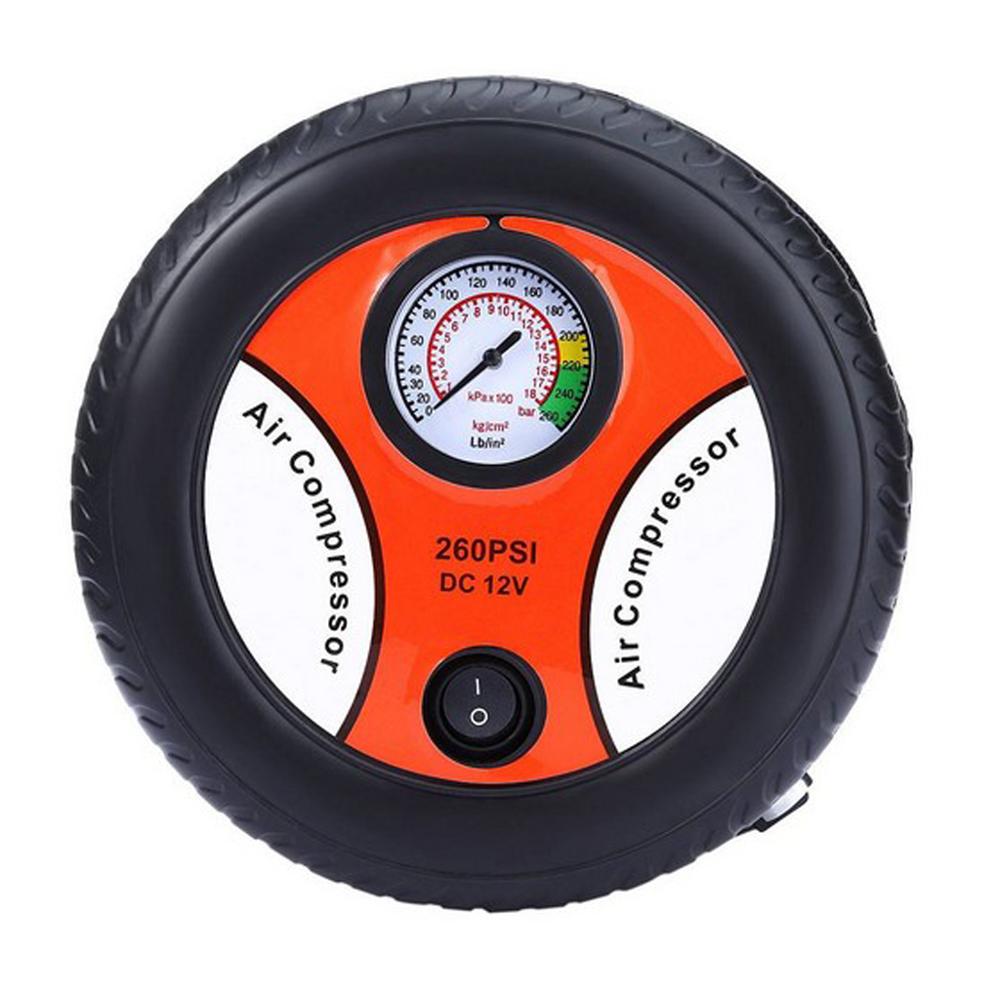 260PSI Dc 12V Mini Air Compressor Bandenpomp Draagbare Band Inflator Pomp Voor Auto Bal Pomp Tool
