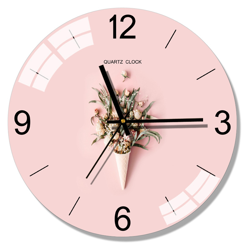 Reloj de pared grande nórdico, moderno, , reloj de cocina, sala de estar, relojes de dormitorio silencioso, decoración de pared Klok para el hogar B50: Style 1 / 14 pulgadas