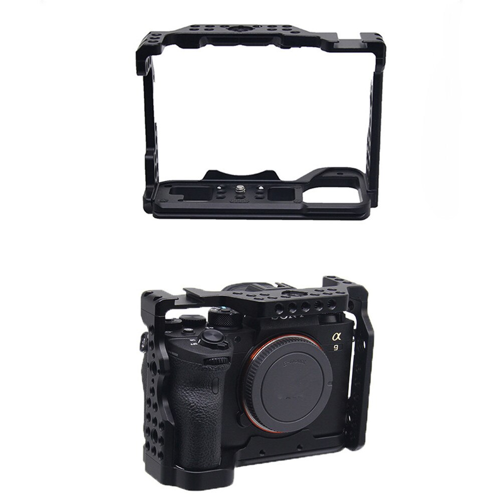 Beskyttende kamerabur med skomontering til sony  a9 ii alpha kamerataske tilbehør til optagelse af videofilmstabilisator