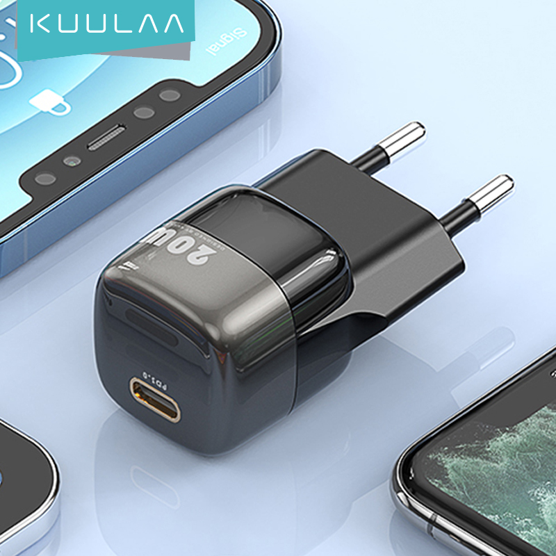 KUULAA Super Si USB C ładowarka 20W typ C PD szybkie ładowanie dla iPhone 13 12 11 Max Pro XS 8 Plus dla iPad Air 4 iPad 2020 Mini