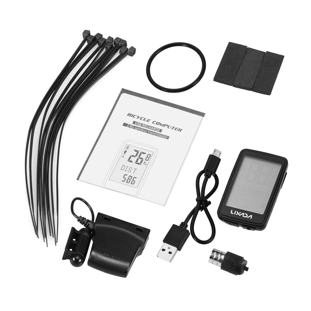 Wireless Bicycle Computer Multifunctional Rainproof Cycling Computer With Backlight LCD Bike Speedometer Odometer Bicicleta: 21 Functions