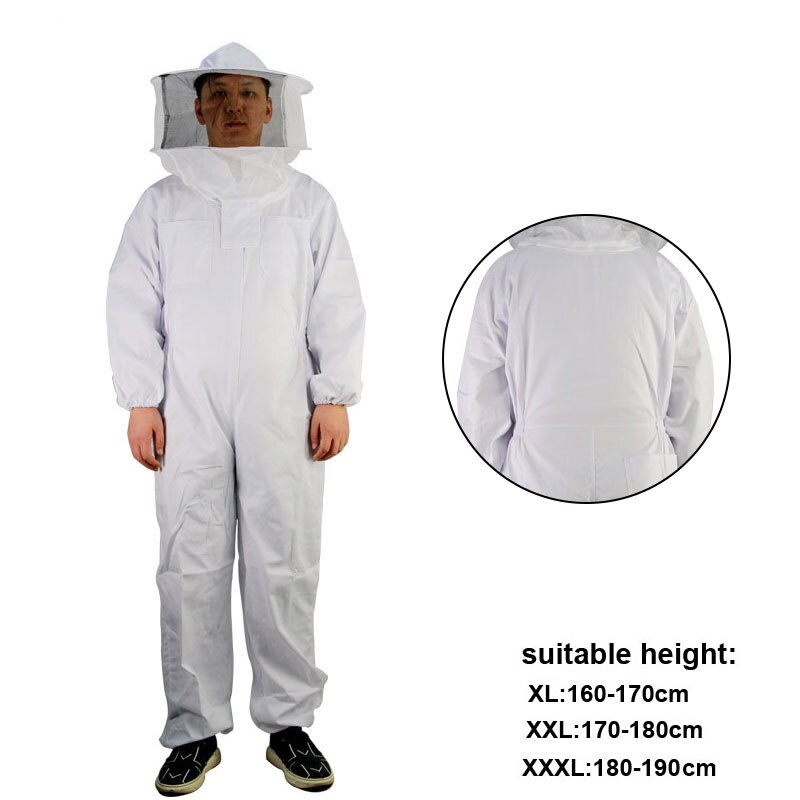 Combinaison de Protection complète pour apiculteur, vêtement pour apiculteur, chapeau à voile de sécurité