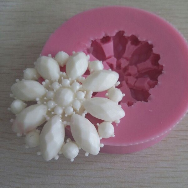 brosche blume jewely silikon form für dekorieren kuchen fondant formen