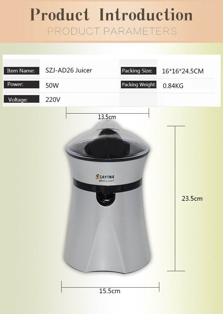 Mini household electric orange juice squeezing machine squeezes lemon tangerine orange tangerine orange