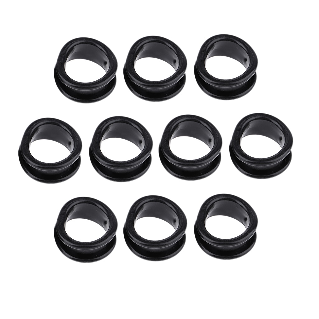 10x tijeras para peluquería tijeras anillos para los dedos insertos para salón Barbero-Anillo de goma suave