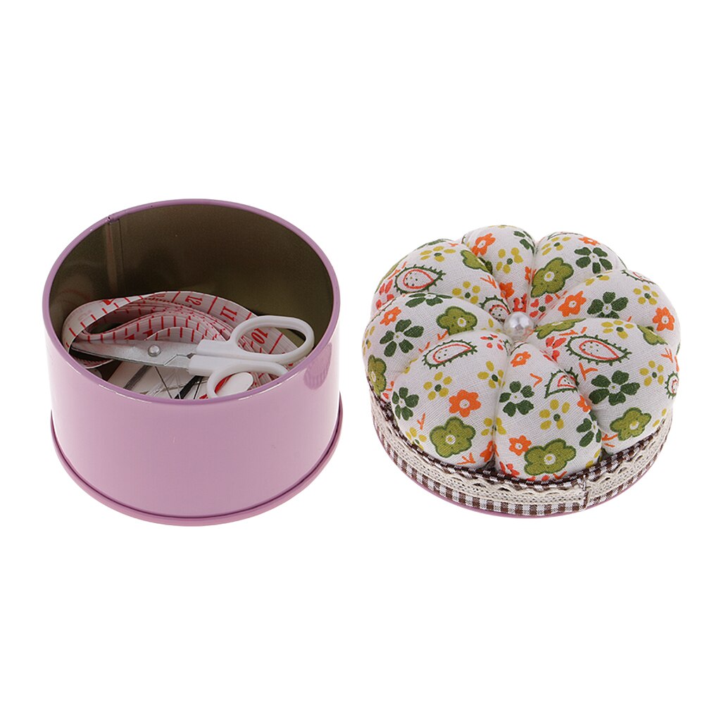 Multifunction Novelty Pin Cushio Pumpkin Sewing Pin Cushion Pincushions Handmade with Sewing Kit for Beginners