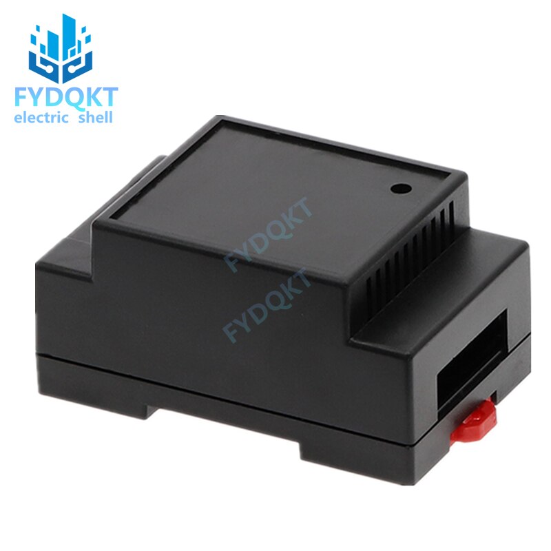 Brand 88x54x44mm DIN Rail PLC Fire detection instrument Power switch box, instrument housing, guide rail electrical Shell
