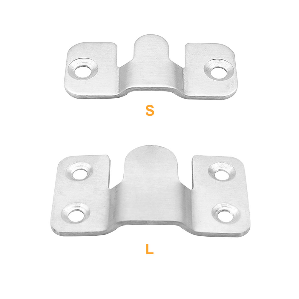 2pcs Heavy Duty Flush Mount Bracket Hanger Hardware Headboard Stainless Steel Z Clip Painting Hook Interlocking