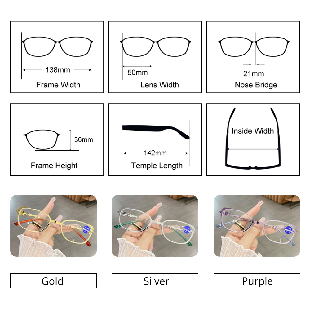 Gafas de lectura para mujer, lentes ópticas para presbicia, ordenador, gafas graduadas de grado de aumento, gafas de grau feminino