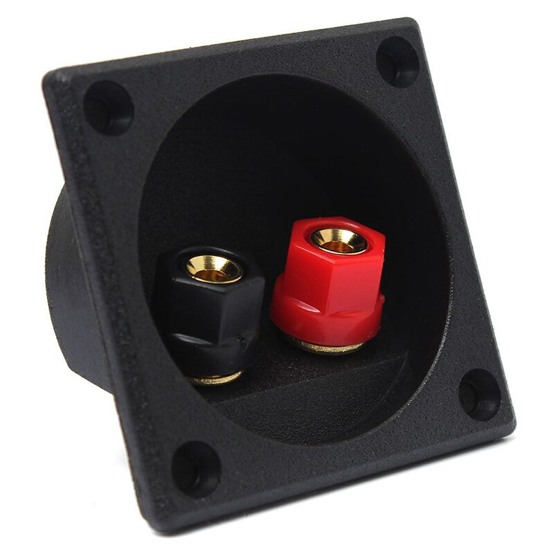 Square Board Binding Post Speaker Box Terminal Cup Wire Cable Box Connector