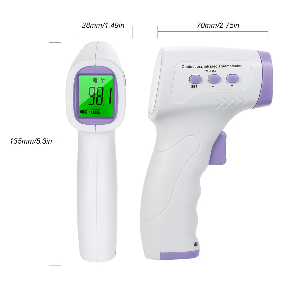 Non-contact Infrared Thermometer Baby Adult Infrared Temperature Meter Digital Temperature Gun LCD Display Thermometer termometr