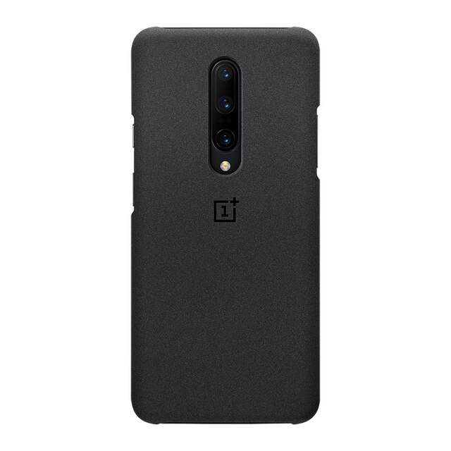 100% Originale Oneplus 7 pro Caso Oneplus 7 Copertura Della Cassa Del silicone rosso ufficiale Magazzino Arenaria nero Kevlar Karbon