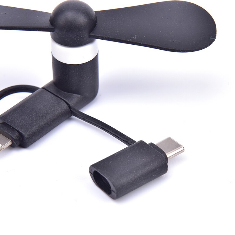 Mini ventilador USB 3 en 1 USB Gadget portátil electrónica inteligente Gadgets para Smartphone