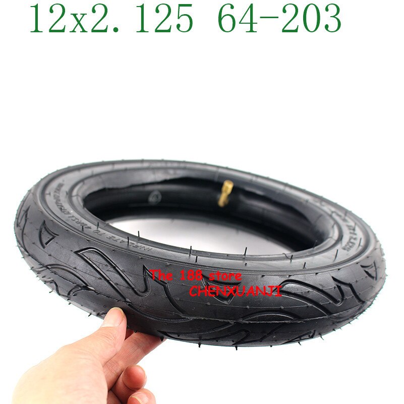 12x2.125 64-203 tire 12" Bike Bicycle Scooter Stroller Tires inner tubes 12 x 2.125 12x1.75 tyres 12 1/2 x 2 1/4 wheel tire