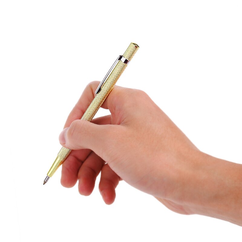 Wolfram Stahl Spitze Glasritzrades Stift Kennzeichnung Gravur Werkzeuge Metall Hülse Schriftzug 50PB