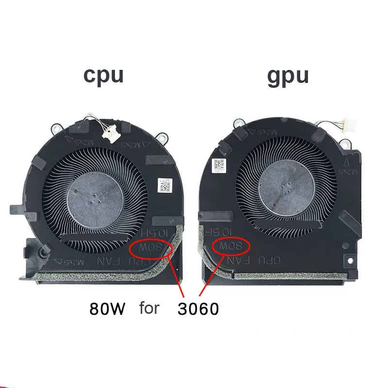 ventilador de refrigeración genuino para CPU de ordenador portátil GPU para HP Victus 7/8 16-D 16-E TPN-Q263 Q264 M75721 M75723 M7572