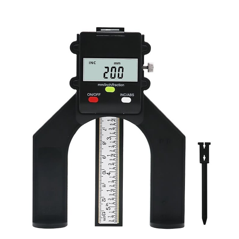 woodworking electronic digital depth gauge 0-80mm woodworking digital depth gauge