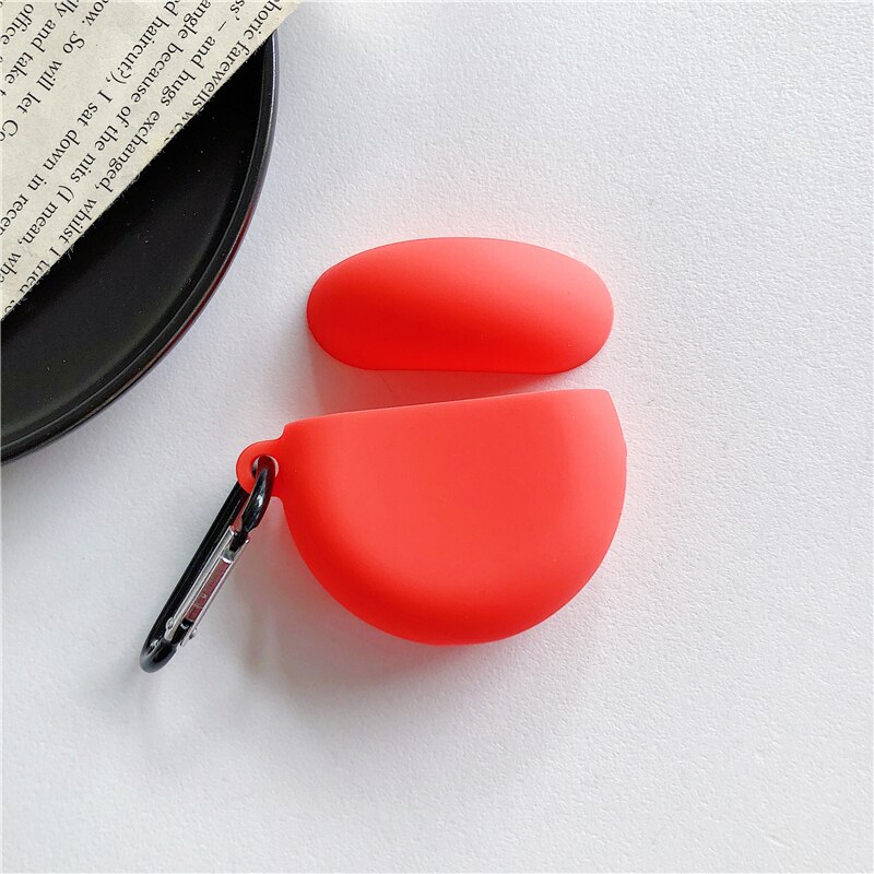 Siliconen Case Voor Huawei Freebuds 3 Draadloos Opladen Zachte Beschermende Accessoires Gevallen Voor Huawei Freebuds 3 Tas: Red