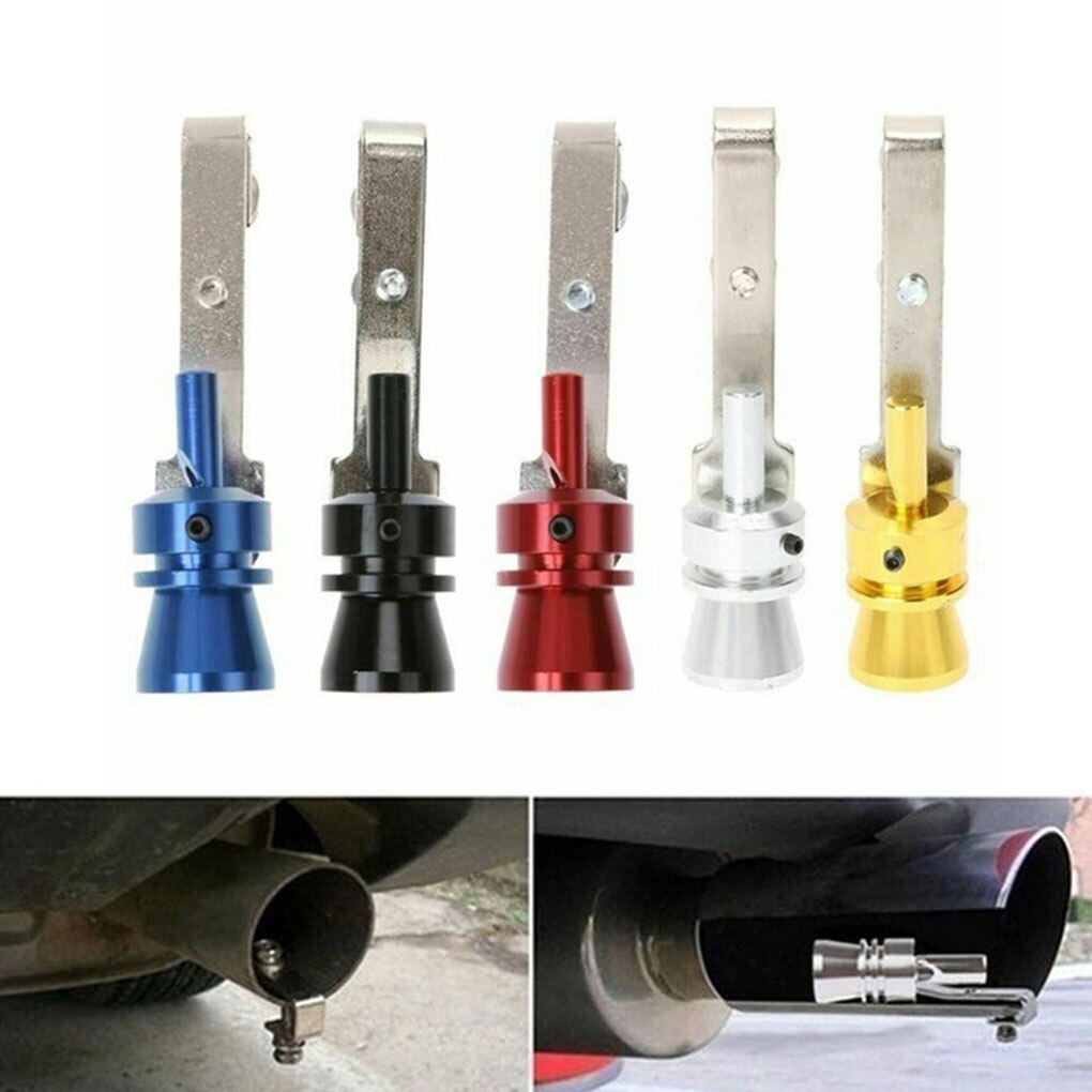 S-XL Universel Voiture Turbo Sifflet Voiture Réaménagement Turbo Sifflet Tuyau D'échappement Sound Turbo Queue Universelle Simulateur Whistler 5 Couleurs