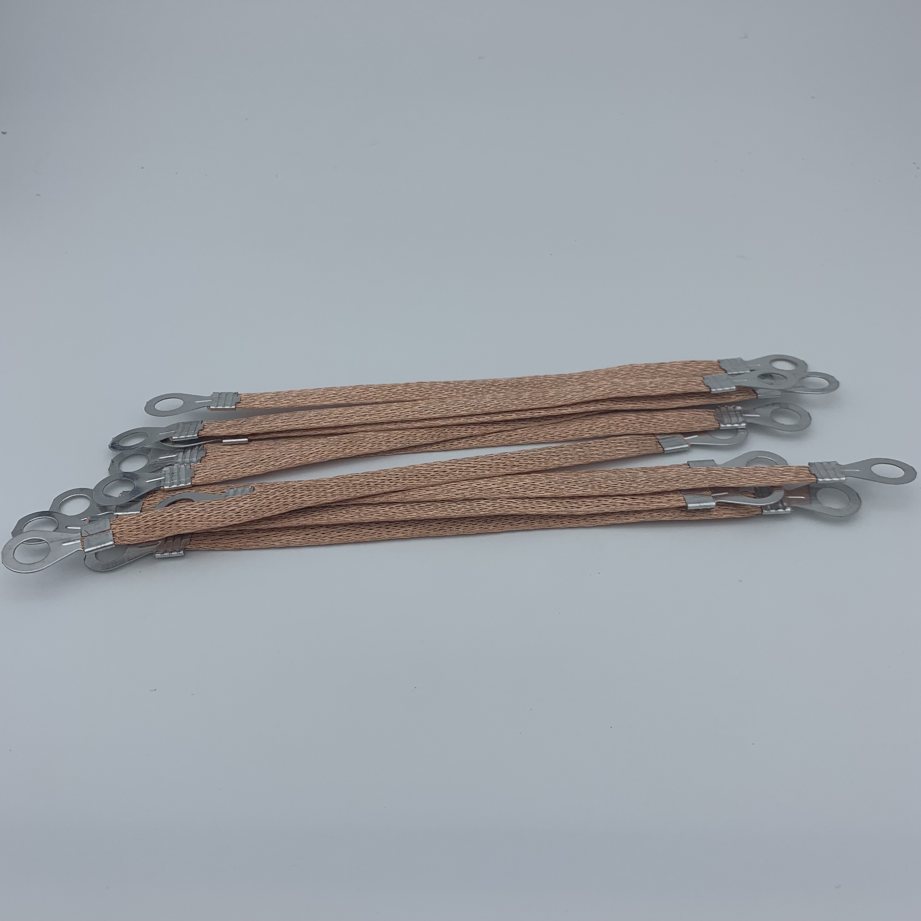 50pcs Span cable / bridge connection ground wire / copper braid / copper clad aluminum / 6square 20cm box connectio