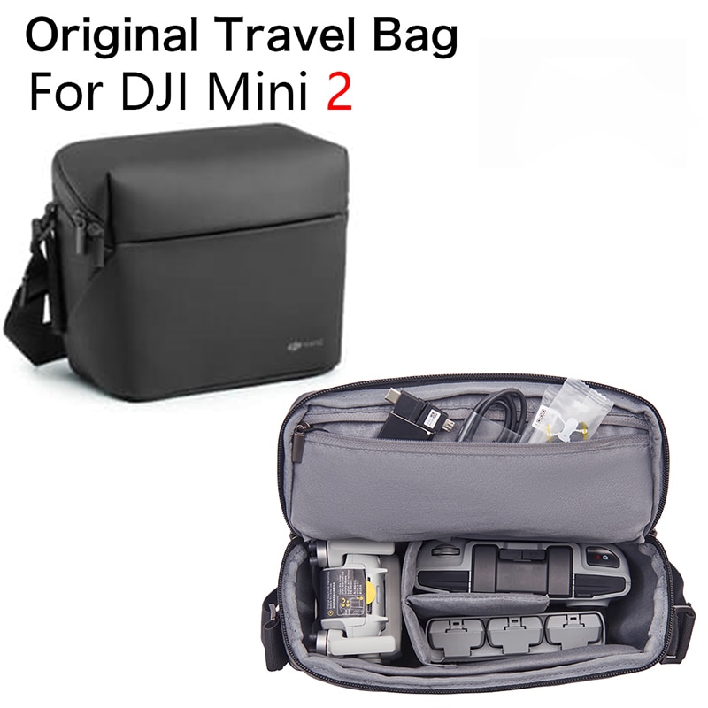Bolsa de hombro Original DJI Mini 2/Mavic Air 2, bolsa de almacenamiento de viaje, estuche de transporte para accesorios de Dron DJI Mavic MINI 2