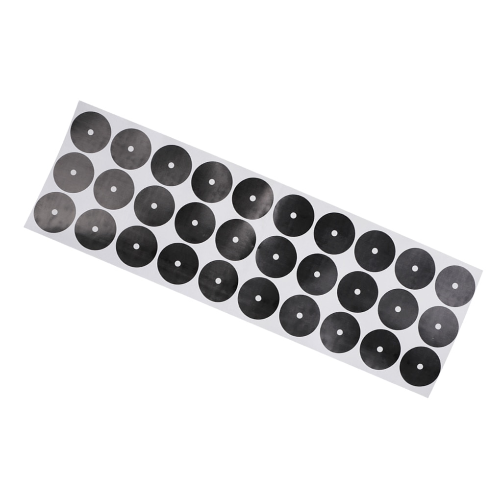 30 Pieces Small Pool Table Stickers Spots Markers Billiard Cue Ball Positioning Dots Marking Kit Accessories (1 Sheet)